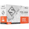 Видеокарта ASRock AMD Radeon RX 7700 XT Steel Legend OC  [RX7700XT SL 12GO]