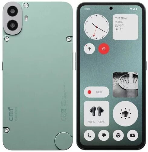 6.67 Смартфон CMF Phone 1 256 ГБ зеленый [6974434223011]