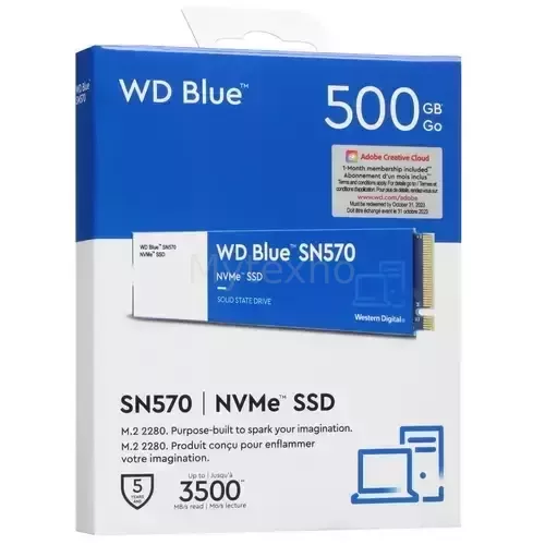 ТвердотельныйнакопительWesternDigital500GbSN570WDS500G3B0C_4