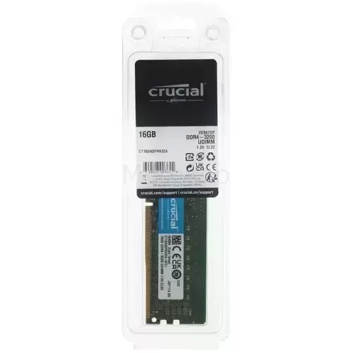 Оперативнаяпамять16Gb3200MHzCRUCIAL(CT16G4DFRA32A)RTL_2