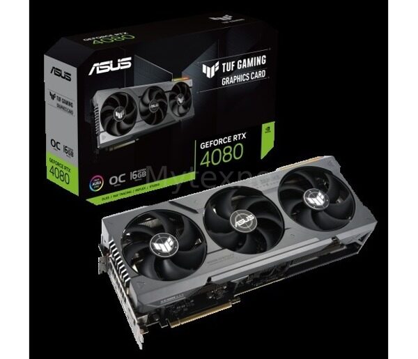 ASUS GeForce RTX 4080 TUF Gaming OC 16GB GDDR6X / TUF-RTX4080-O16G-GAMING