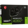 Видеокарта MSI GeForce RTX 4060 Ti VENTUS 2X BLACK OC [GeForce RTX 4060 Ti VENTUS 2X BLACK 8G OC]