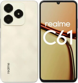 6.74" Смартфон realme C61 128 ГБ золотистый