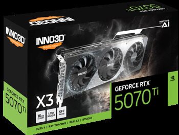 Видеокарта INNO3D (N507T3-16D7X-176068N) GeForce RTX 5070 Ti 16GB X3 OC