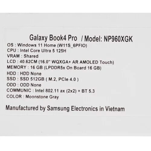 16НоутбукSamsungGalaxyBook4Proсерый_3_5456716