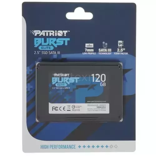 ТвердотельныйнакопительPatriot120GbMEMORYBURSTELITEPBE120GS25SSDR_3