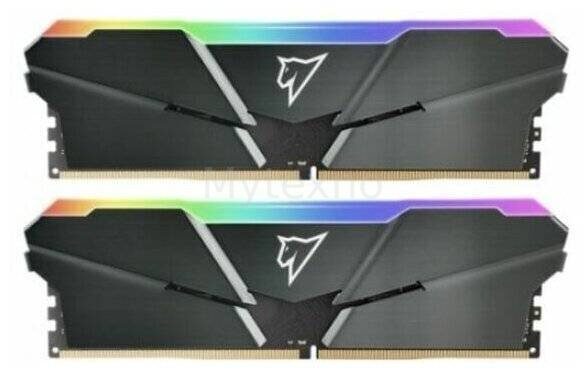 Оперативная память 32 Gb 3200 MHz NETAC SHADOW RGB Gray (NTSRD4P32DP-32E)