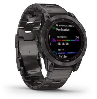 Спортивные часы Garmin Fenix 7 Sapphire Solar + доп. ремешок [010-02540-39]