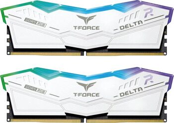 Оперативная память 32 Gb 7600 MHz Team Group T-FORCE DELTA RGB White (FF4D532G7600HC36DDC01)