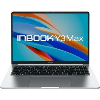 Ноутбук Infinix Inbook Y3 MAX YL613 Intel Core i5 1235U 1300MHz/16/1920x1200/8GB/512GB SSD/Intel Iris Xe Graphics/Wi-Fi/Bluetooth/DOS (71008301569) Silver